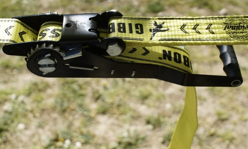 Gibbon Power Ratchet – kraftigt spänne för slackline, idealiskt för längre eller högre uppspänning