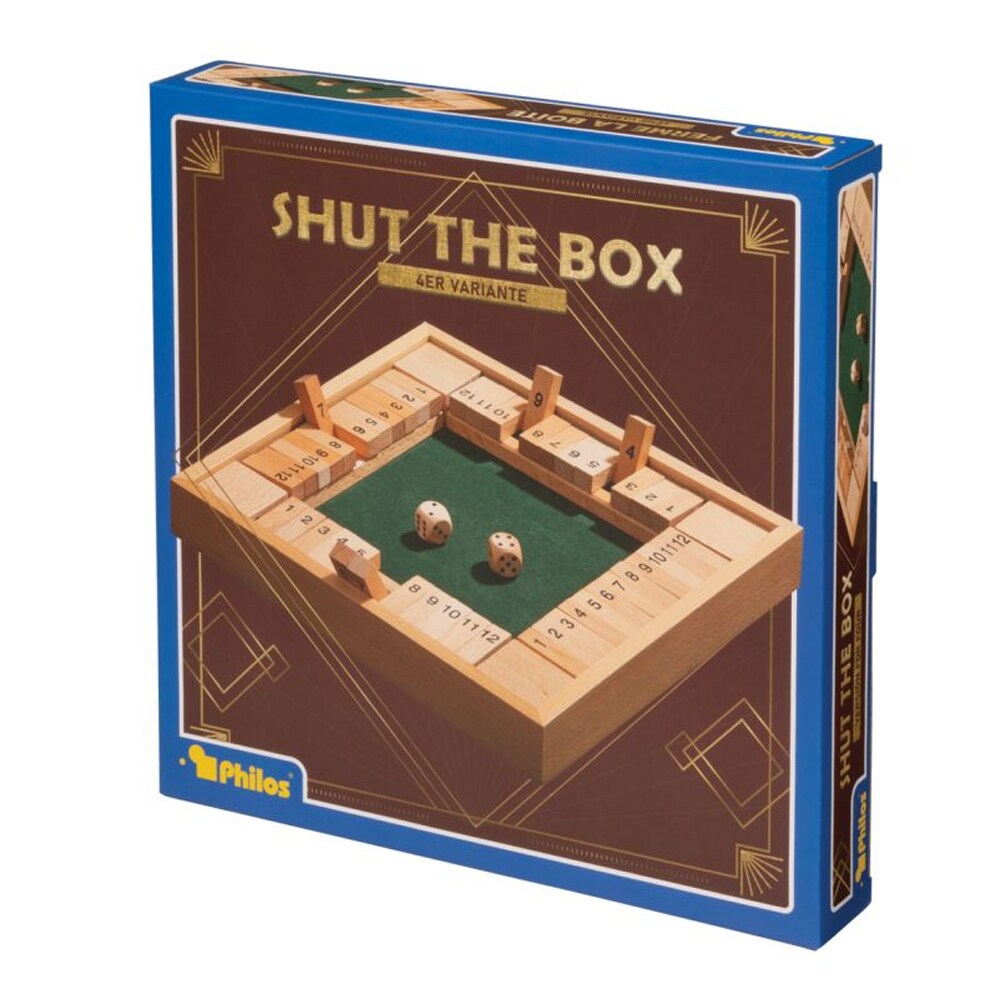 Shut The Box Variant 4 förpackning framsida – pedagogiskt räknespel