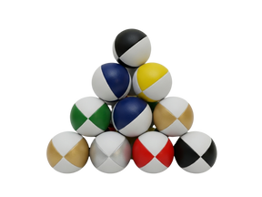 Jongleringsbollar 3 st - tvåfärgade
