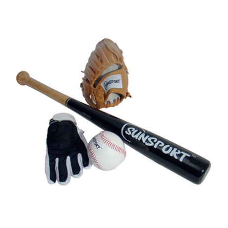 Baseball Junior Set – lätt basebollträ och boll för rolig utomhuslek för barn.