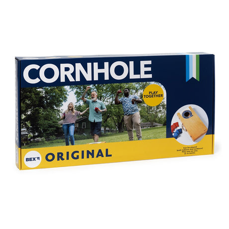 Förpackning Cornhole Original – klassiskt utomhusspel med träbräda och kastpåsar