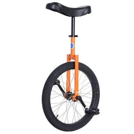 Club Freestyle 20" enhjuling – orange modell för nybörjare och tricks, perfekt för inomhus och plan mark.