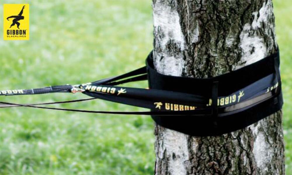 Gibbon Roundsling – slitstark rundslinga för säker och stabil montering av slackline