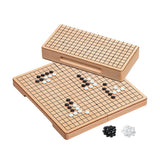Go & Go Bang – traditionella strategispel från Asien, med spelplan och pjäser i ett komplett paket.