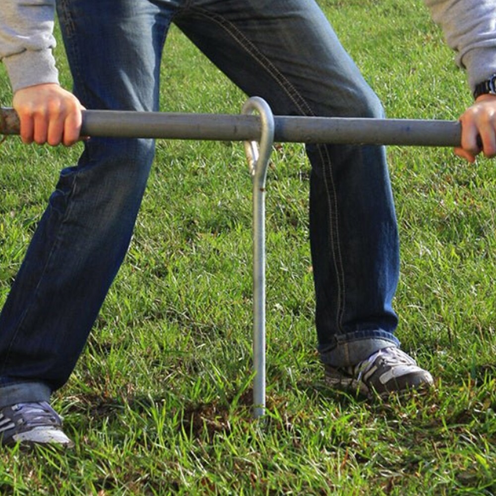 Installation av Ground Screw från Gibbon – jordankare för slackline utan träd