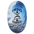 Oval Indo Board balansbräda (deck) i Wave design med ett fotorealistiskt motiv av en stor blå våg