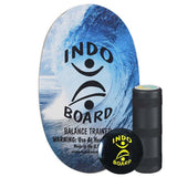 Indoboard Wave balansbräda – komplett set med Roller och Cushion för allsidig balansträning