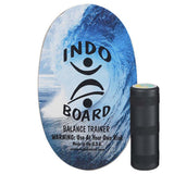 Indoboard Wave balansbräda med Roller – designad med vågmotiv för surfsimulering