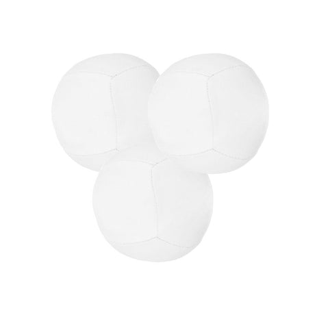 3 vita Premium jongleringsbollar á 170 gram – jongleringsbollar för avancerad träning