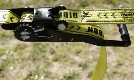 Gibbon Power Ratchet – kraftigt spänne för slackline, idealiskt för längre eller högre uppspänning