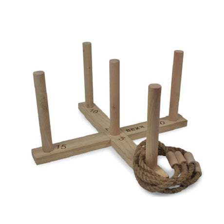 Ring Toss – klassiskt trädgårdsspel för hela familjen, perfekt för utomhuslek.