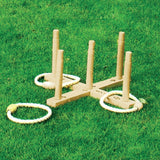 Ring Toss – klassiskt trädgårdsspel för hela familjen, perfekt för utomhuslek.