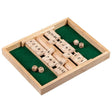 Shut The Box Variant 2 pedagogiskt tärningsspel i trä för två spelare