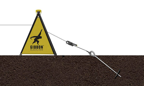 Gibbon Slackframe och Ground Screw – komplett lösning för att spänna upp slackline utan träd