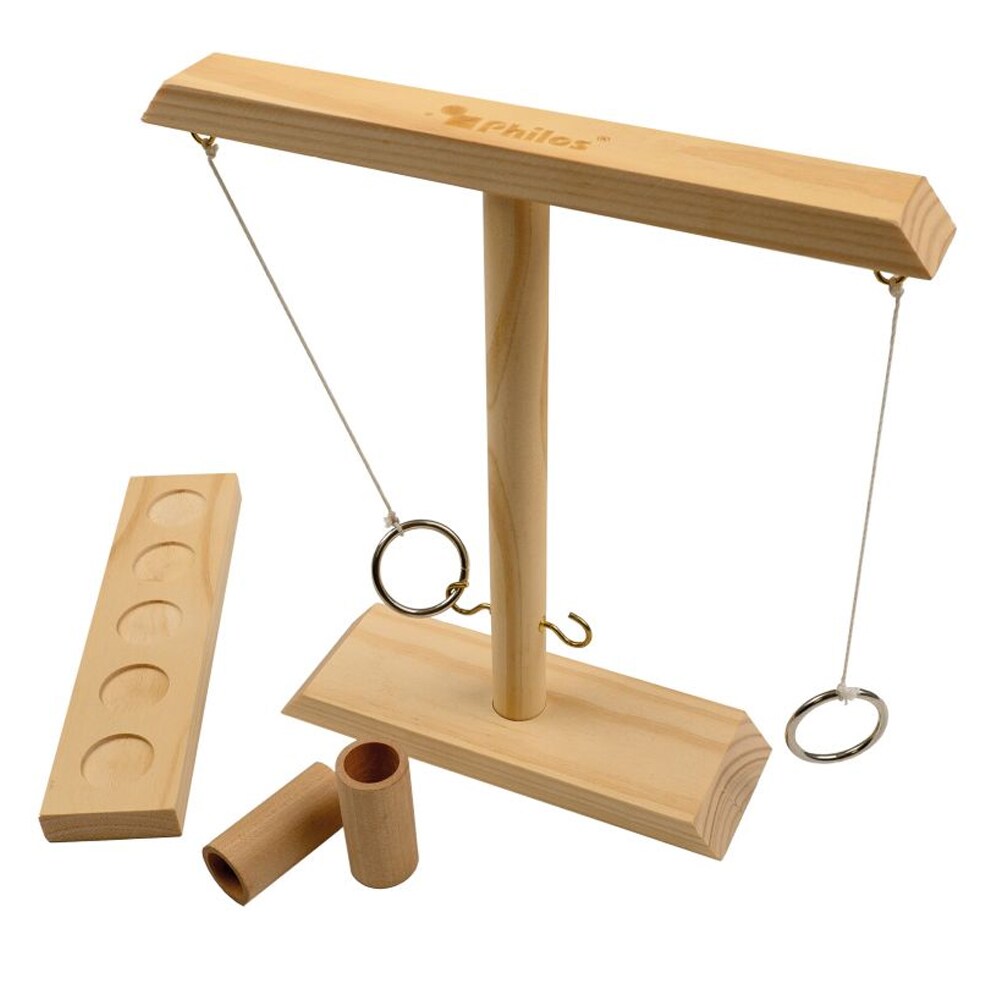 Swing The Ring – träspel med ring och krok för snabba dueller