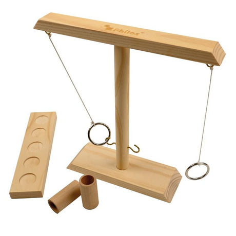 Swing The Ring – träspel med ring och krok för snabba dueller