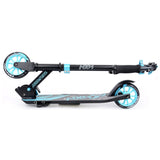 Tempish Nixin 125 AL II blå kickbike i aluminium – hopfälld