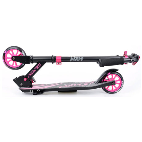 Tempish Nixin 125 AL II Rosa kickbike i aluminium – hopfälld