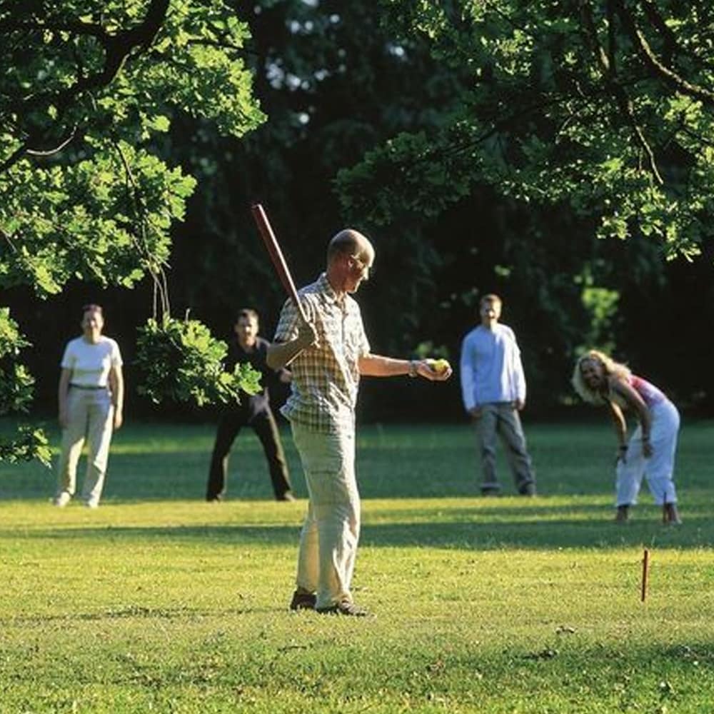 Spelar - Bex Rounders Set – komplett rundbollset med slagträ, boll och baser