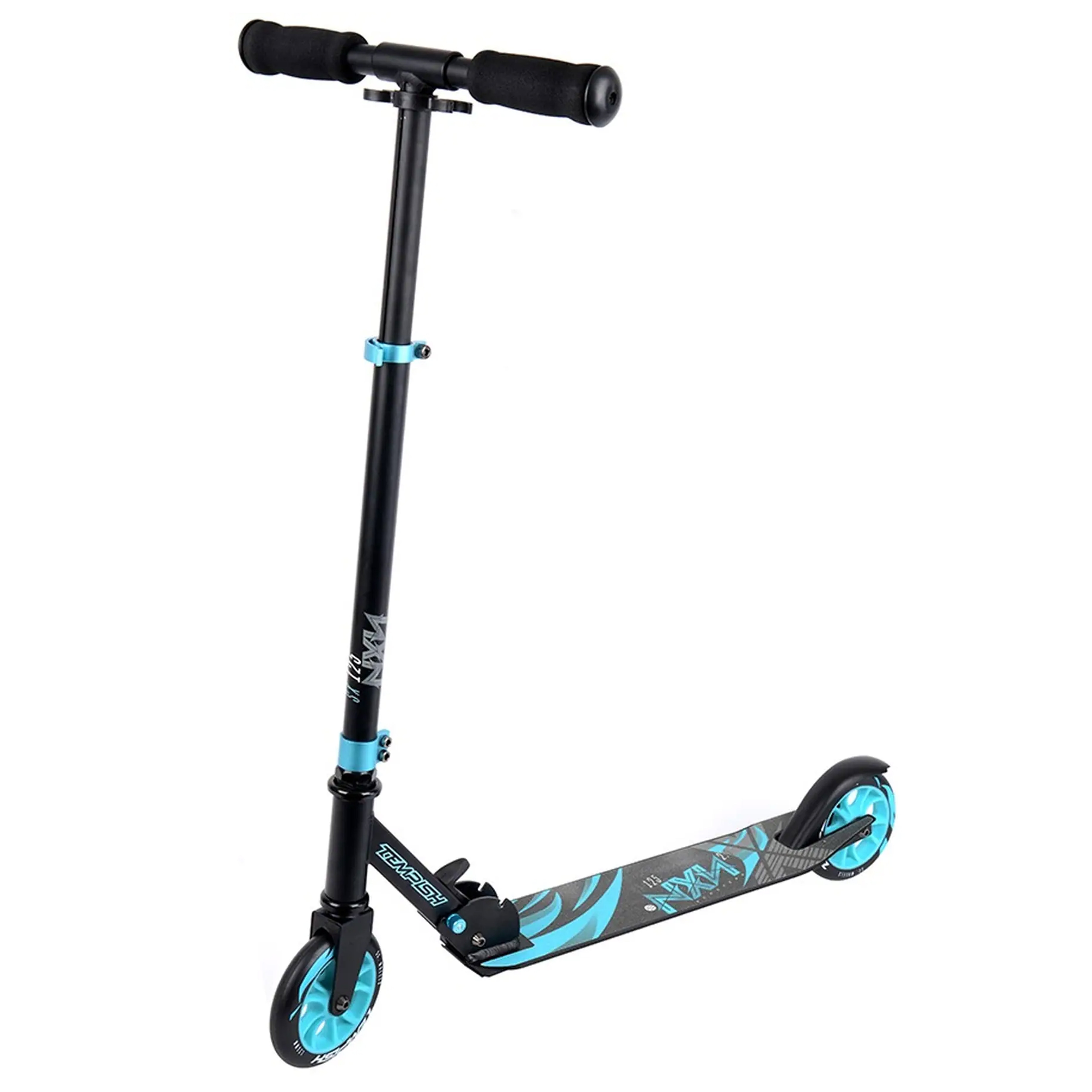 Tempish Nixin 125 AL II kickbike blå – hopfällbar sparkcykel med 125 mm hjul